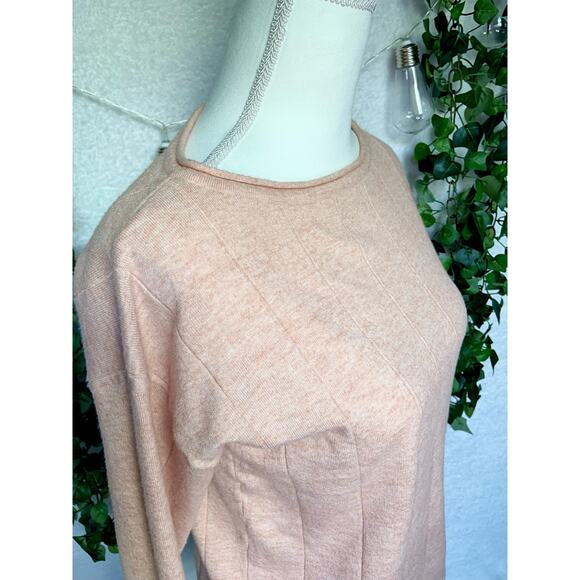 Hem and Thread Orange Long Sleeve Sweater Shirt Women's Size Small - Picture 7 of 10